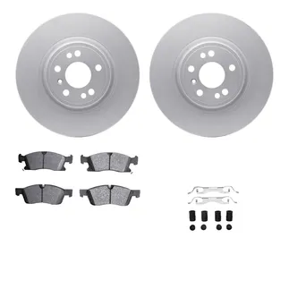 R1 Concepts WDXS1-63001 Brake Rotors - Carbon Coated W/ Sup Dty Pads
